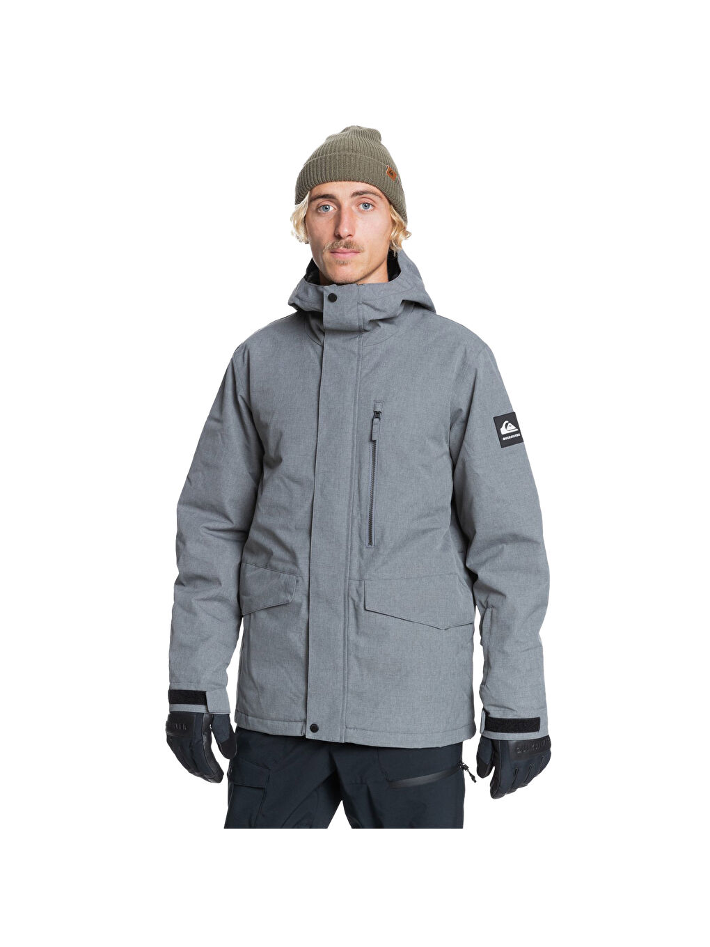 Mission Solid Jk Erkek Gri Snowboard Ceketi