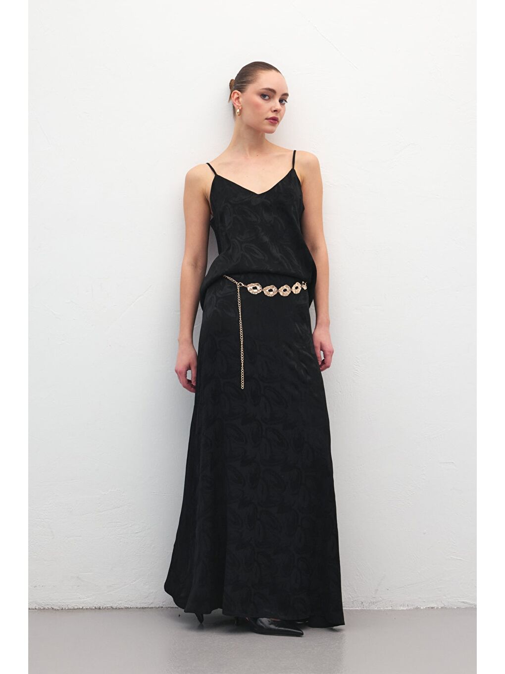 Lior Uzun Etek - Siyah-3