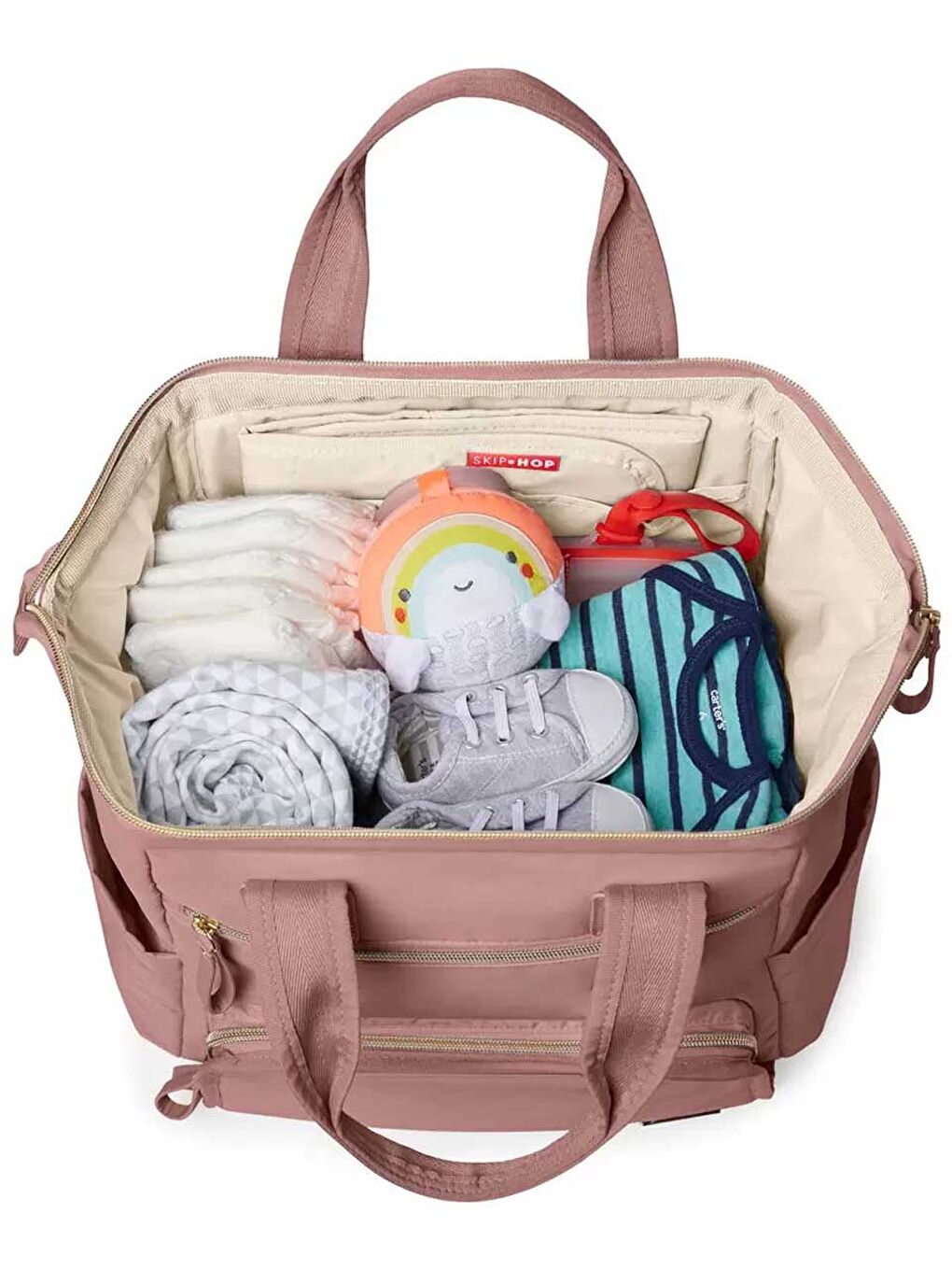 Main Frame Anne Bebek Bakım Çantası Pembe-3