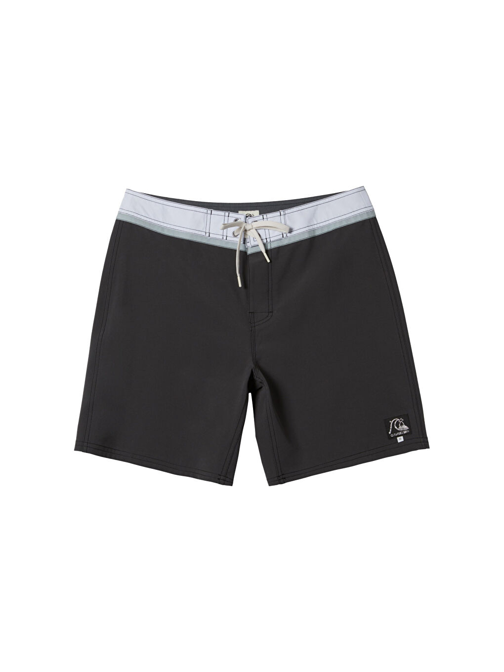 Original Straight Leg Solid 18 Erkek Siyah Boardshort