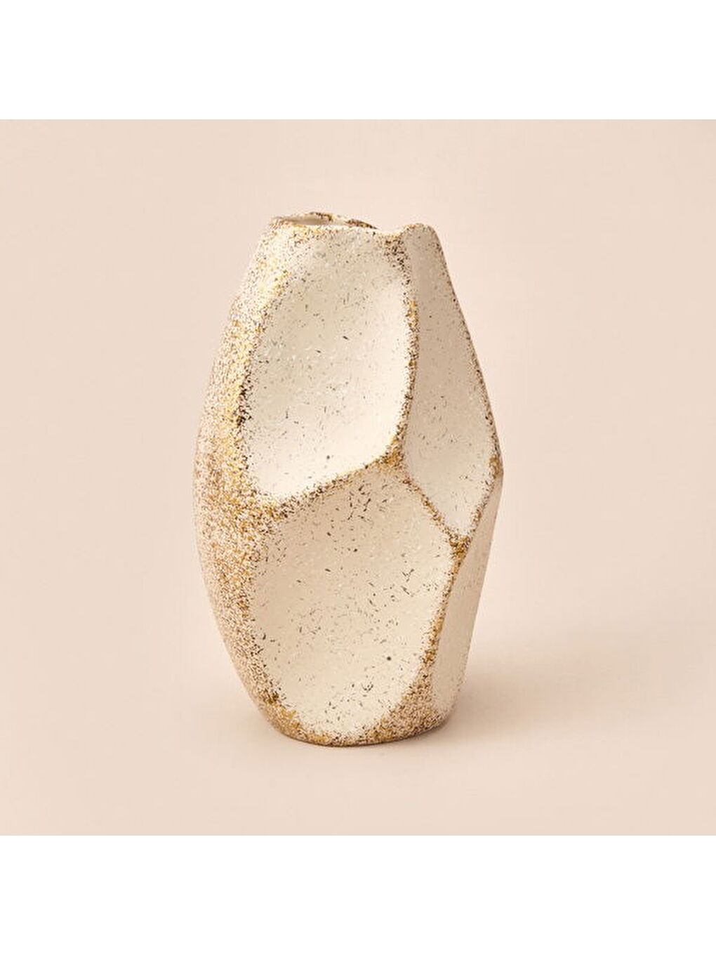 Deco Urthania Vazo - Bej / Gold - 32 cm