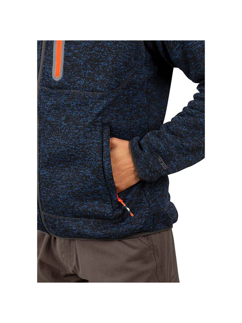 Lacivert Bingham - Fleece At300 Erkek Polar Fermuarlı Sweatshirt-3