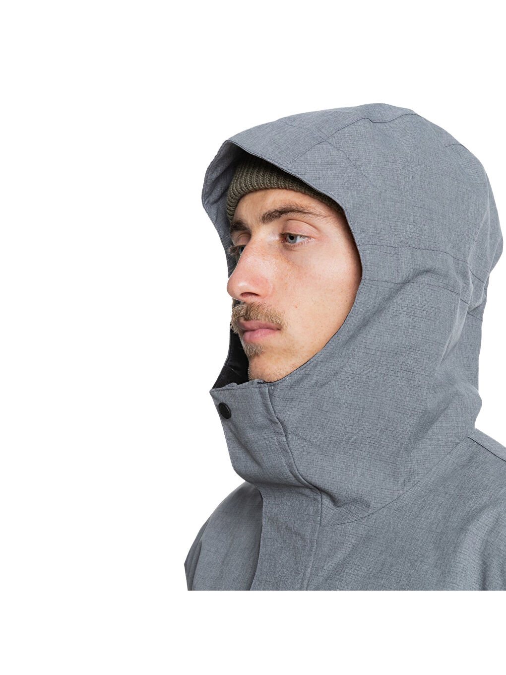 Mission Solid Jk Erkek Gri Snowboard Ceketi-1