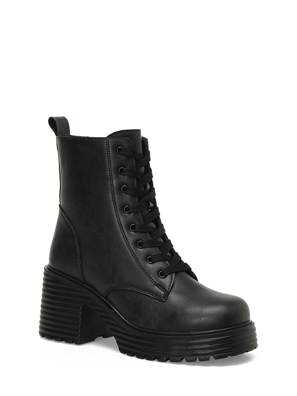 TRX24K-683 4PR Siyah Kadın Topuklu Bot-1