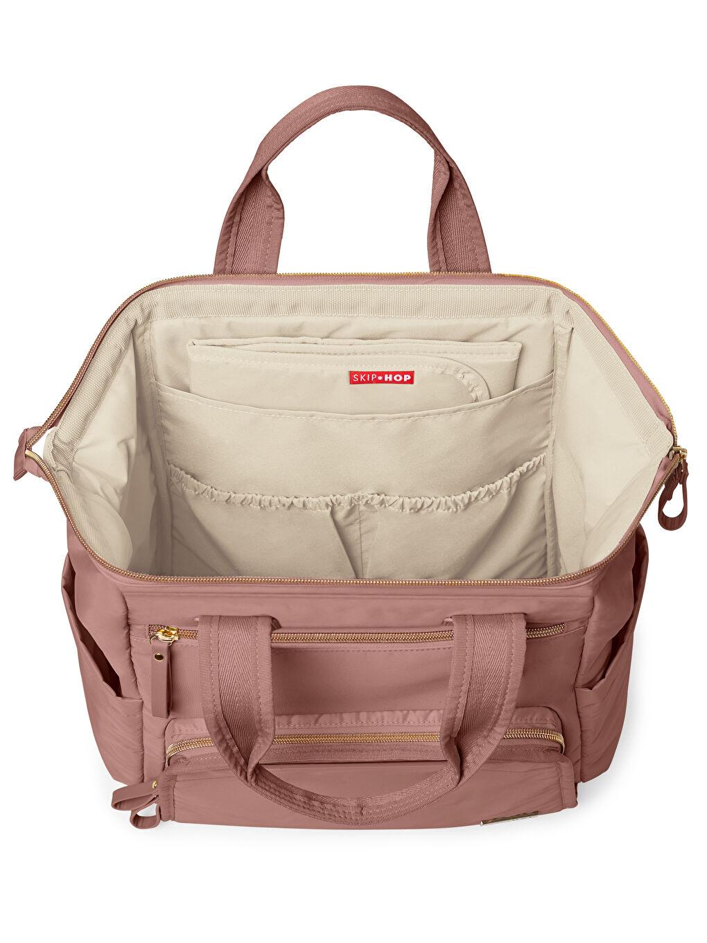 Main Frame Anne Bebek Bakım Çantası Pembe-11