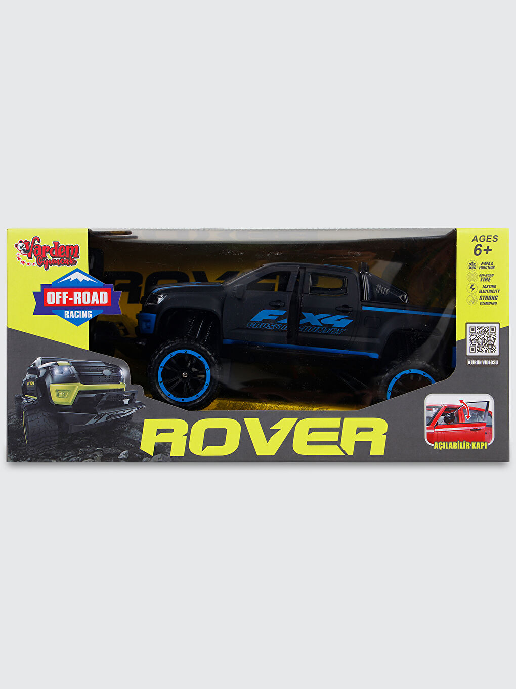 Sarjlı 1:15 Off-Road Rover Jeep Mavi