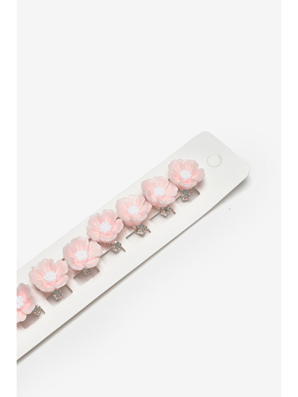 Pembe  Papatya Figürlü 10'lu Kız Çocuk Saç Küpesi-1