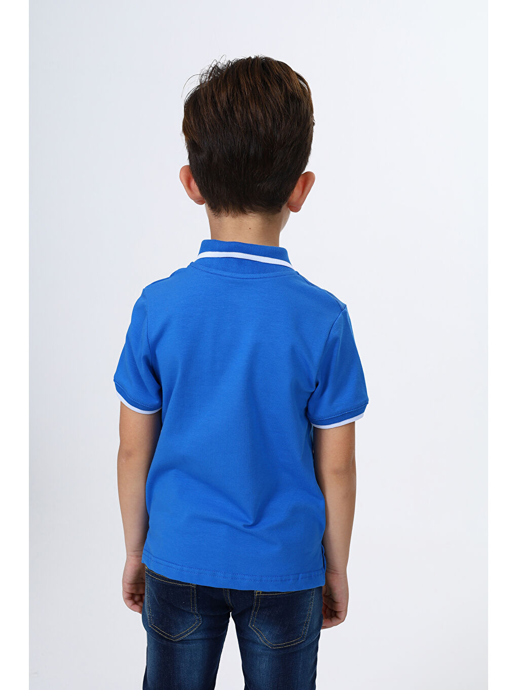 Mavi Erkek Çocuk Baskılı Tişört-2