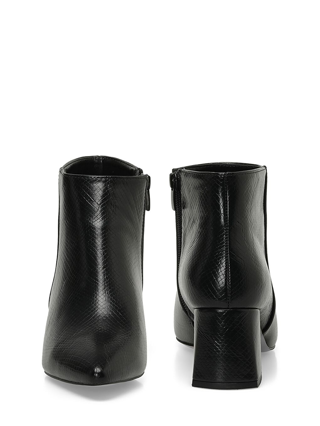 23K-173 3PR Siyah Kadın Topuklu Bot-4