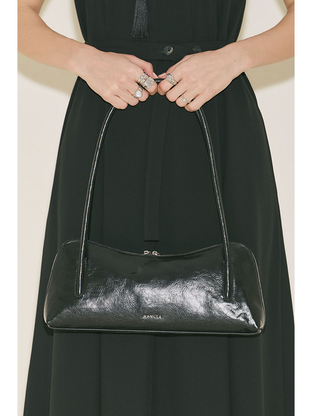 Kera Baget Çanta Siyah-1