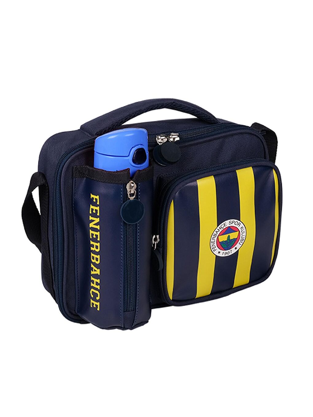 2 Bölmeli Çubuklu Suni Deri Anaokulu Çantası+ Beslenme Çantası-3