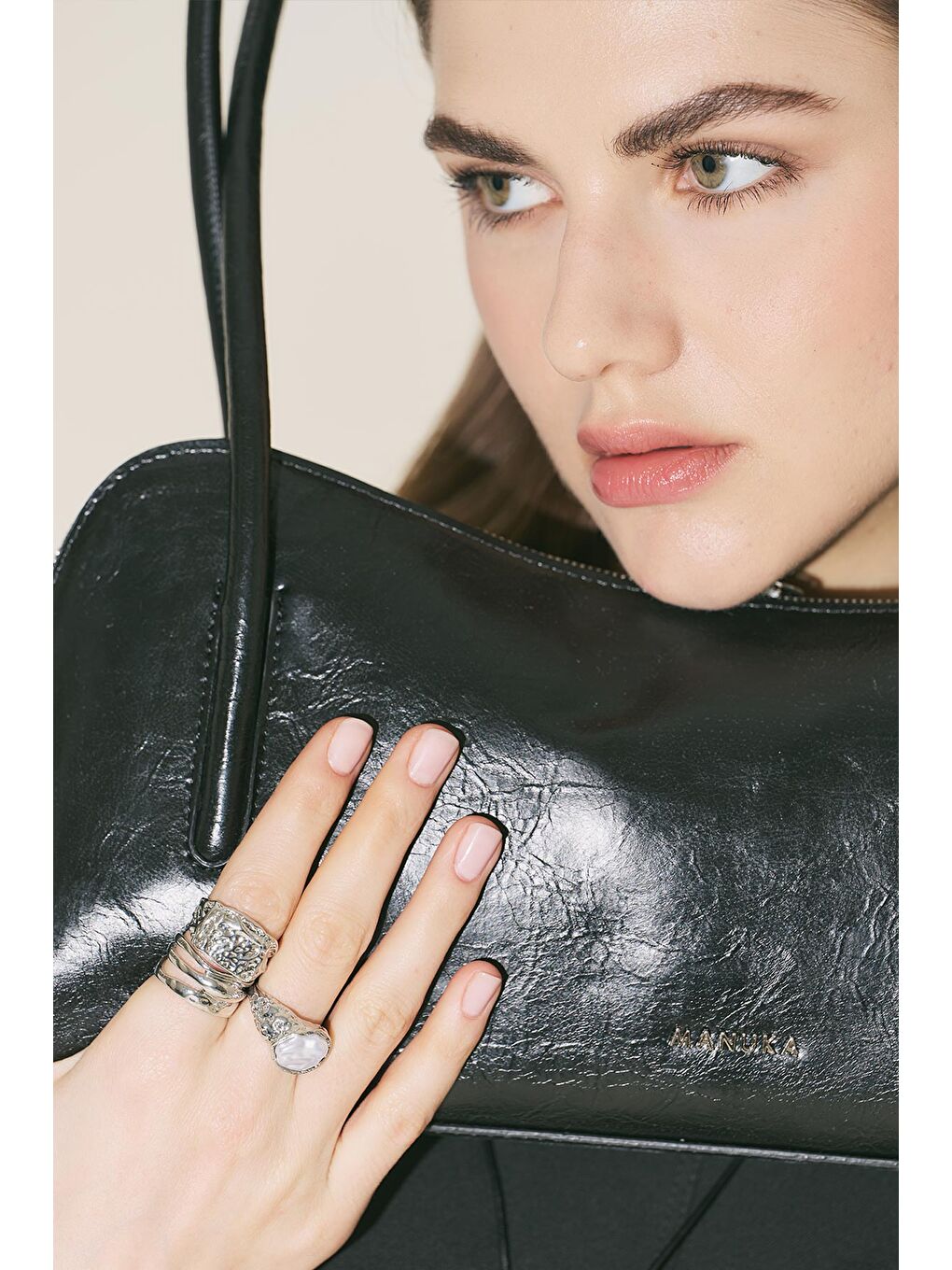 Kera Baget Çanta Siyah-2