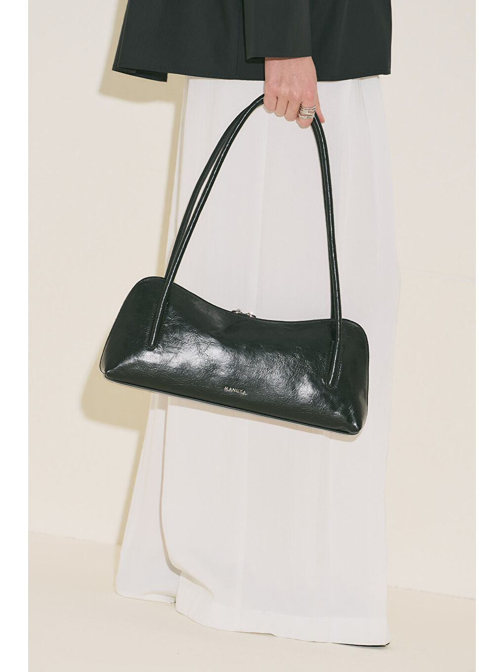 Kera Baget Çanta Siyah-4