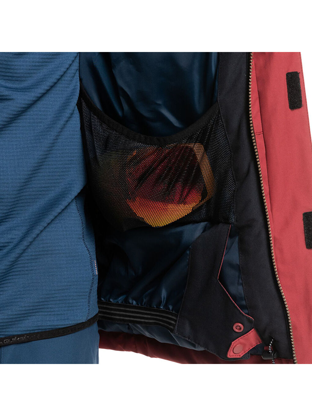 Kırmızı Mission Solid Erkek Snowboard Ceketi-8