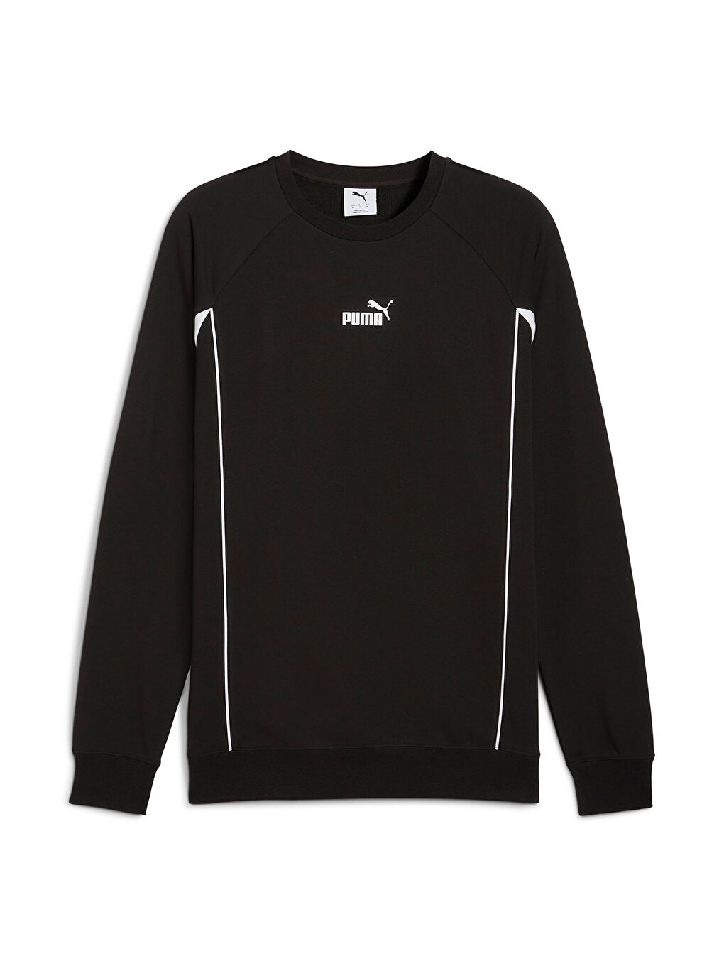 Sport Crew Erkek Siyah Bisiklet Yaka Sweatshirt-3