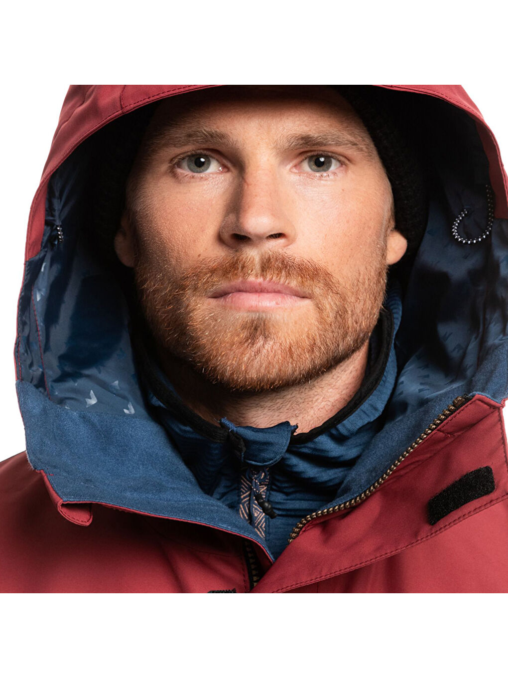 Kırmızı Mission Solid Erkek Snowboard Ceketi-9