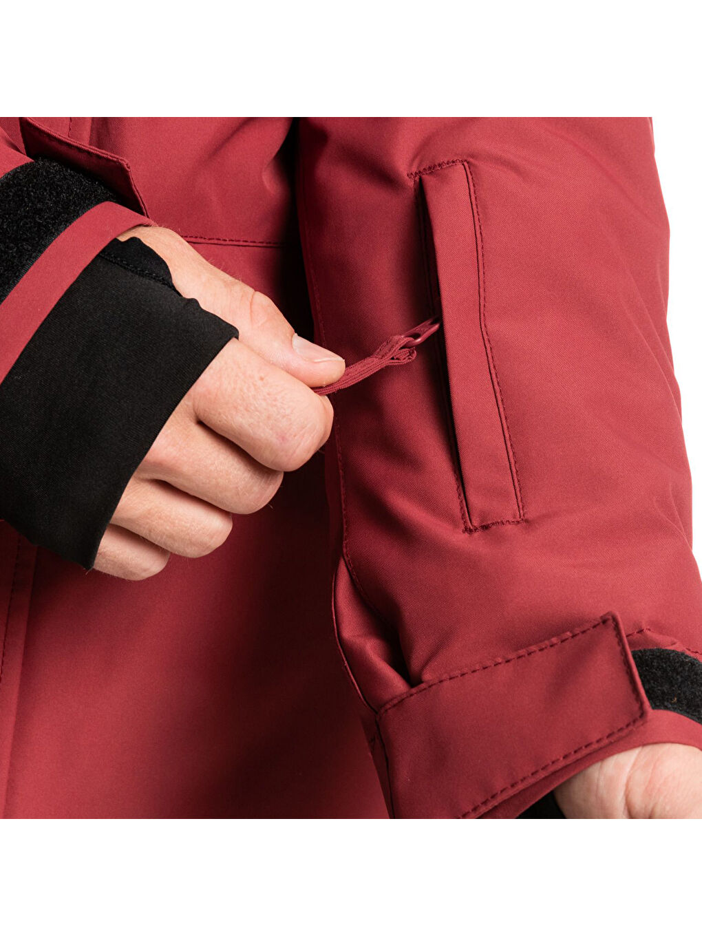 Kırmızı Mission Solid Erkek Snowboard Ceketi-10