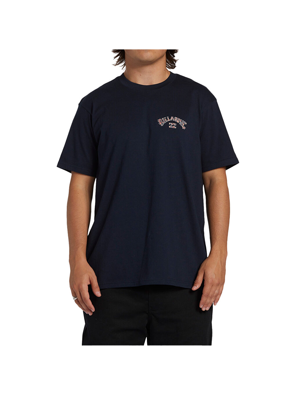 Lacivert Arch Fill Tees Erkek Mavi Tişört