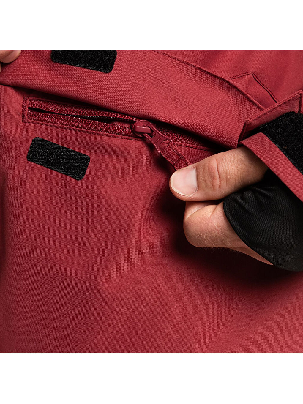 Kırmızı Mission Solid Erkek Snowboard Ceketi-11