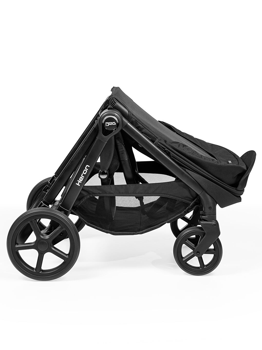 Heron Travel Sistem Bebek Arabası Siyah-7