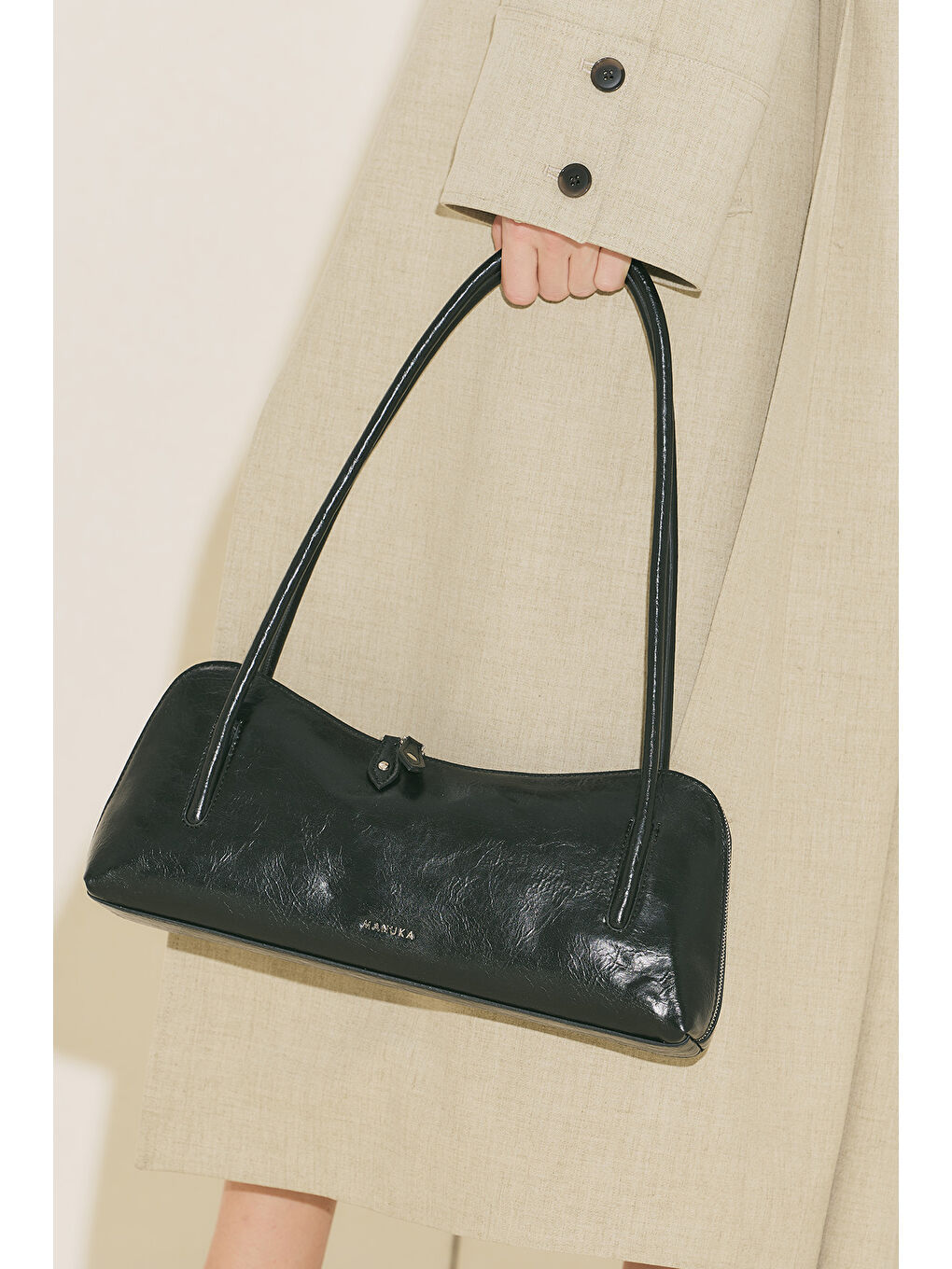 Kera Baget Çanta Siyah-10