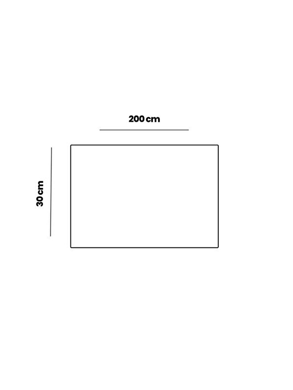 Karışık Şeffaf Raf Örtüsü - 30x200 cm-4