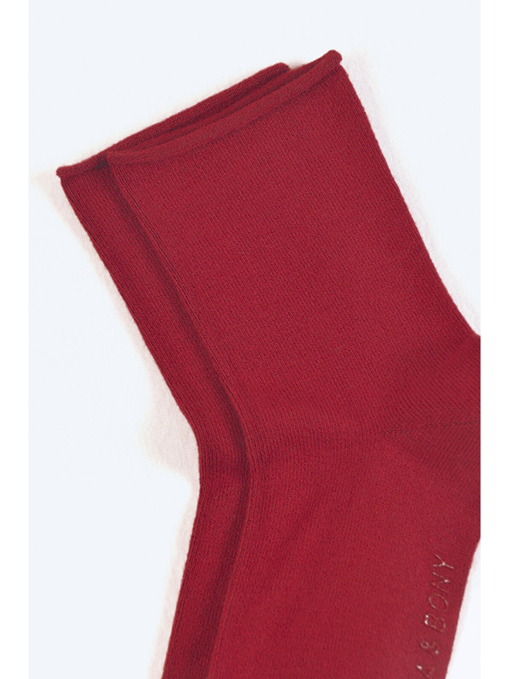 Kız Çocuk Lastiksiz Modal Soket Çorap Bordo-1