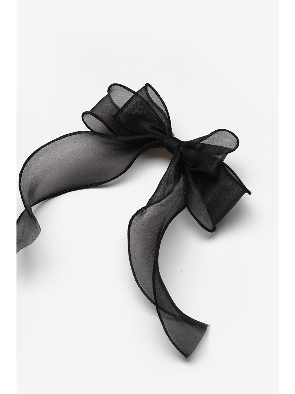 Siyah Kuyruklu Fiyonk Kız Çocuk Otomatik Toka-1