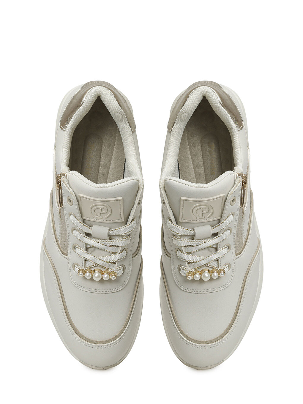 Bej 327536.Z 6FX Ekru Kadın Sneaker-3