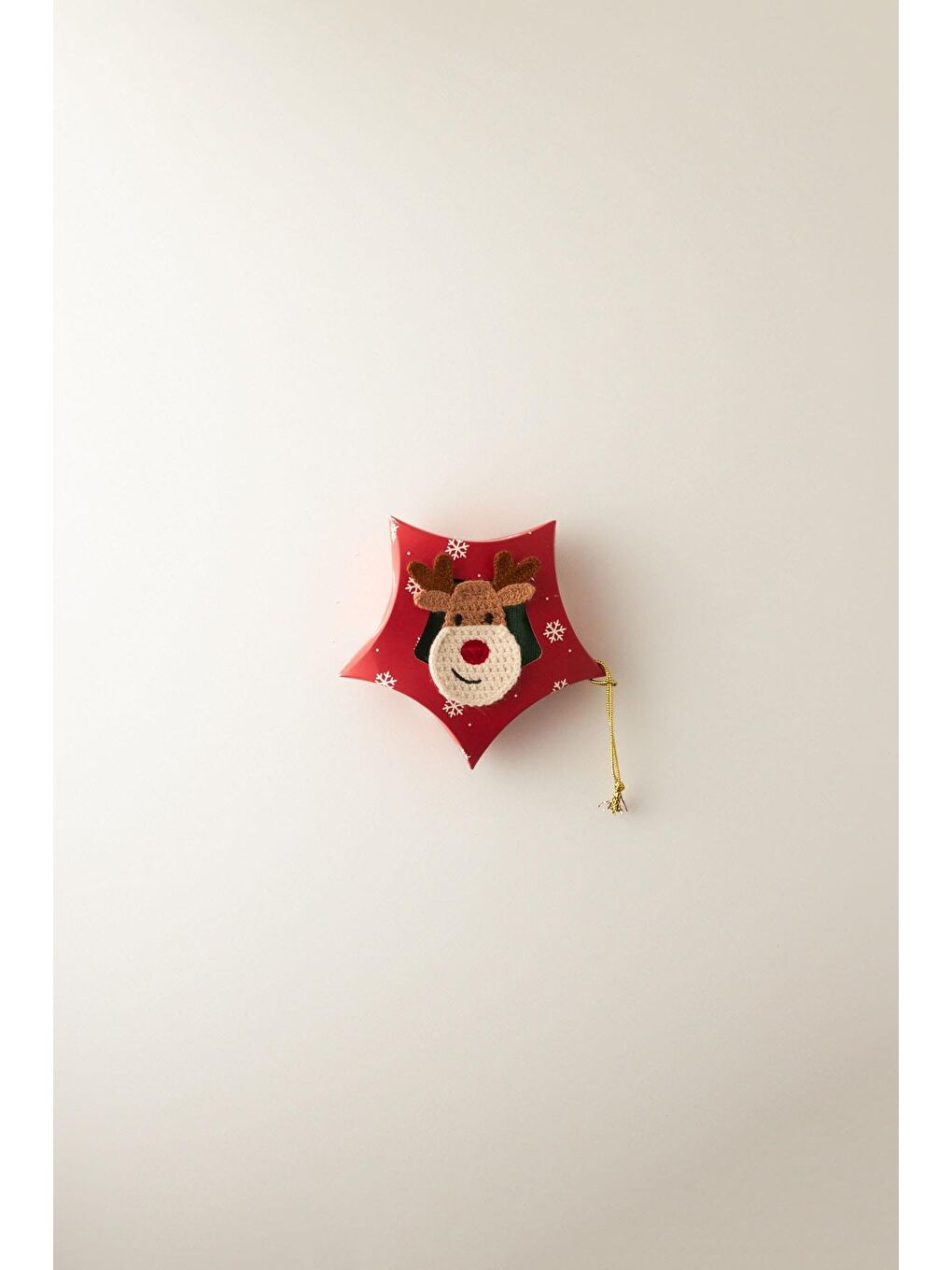 Kadın Geyik Detaylı Kutulu Yılbaşı Soket Çorap Yeşil-3