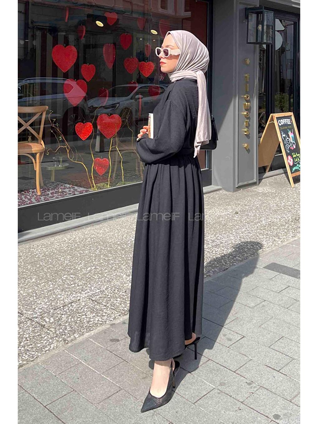 Pera Keten Etekli Takım Siyah-1