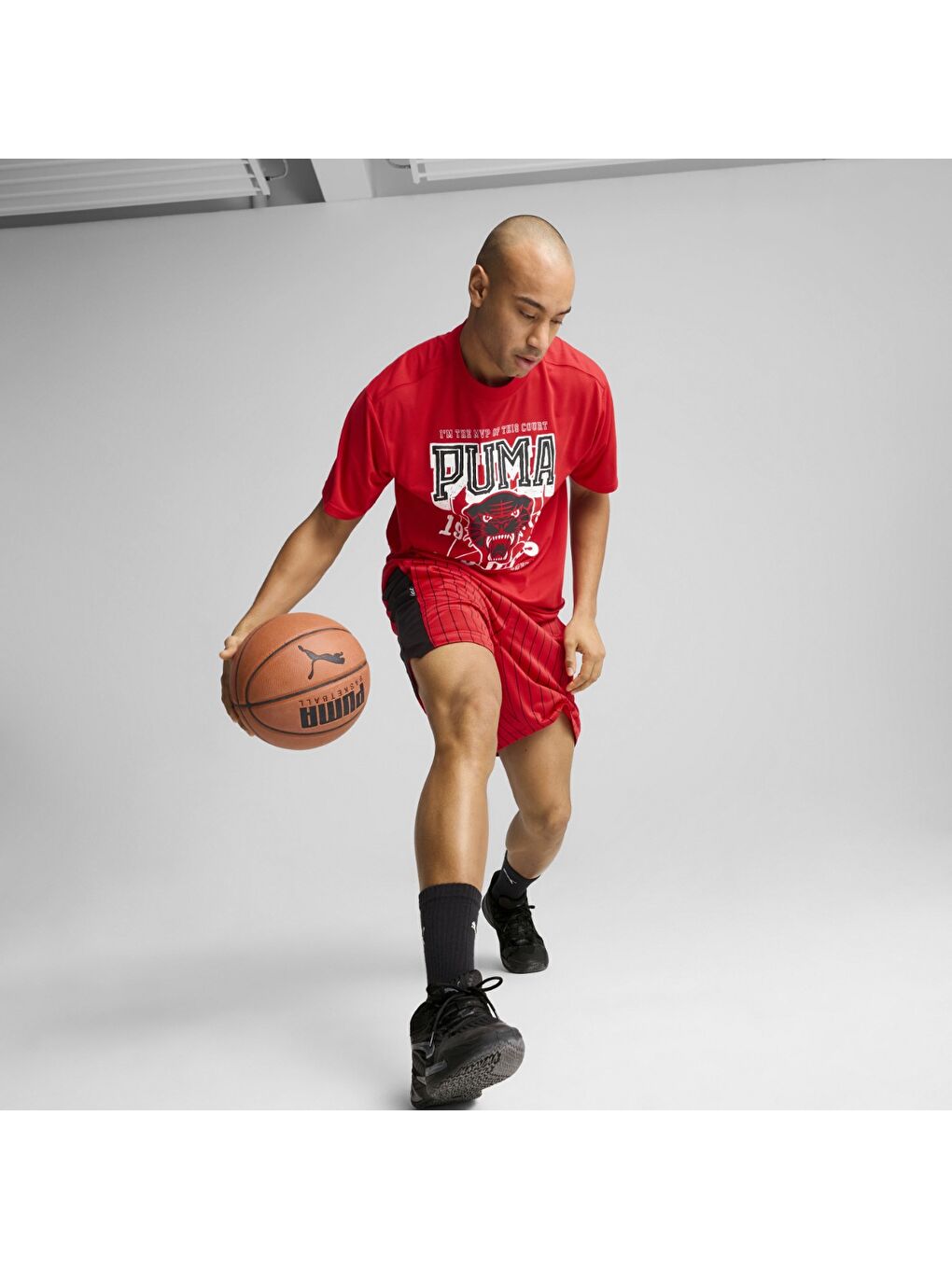 Rival Rage 4 Erkek Kırmızı Yuvarlak Yaka Tişört-1