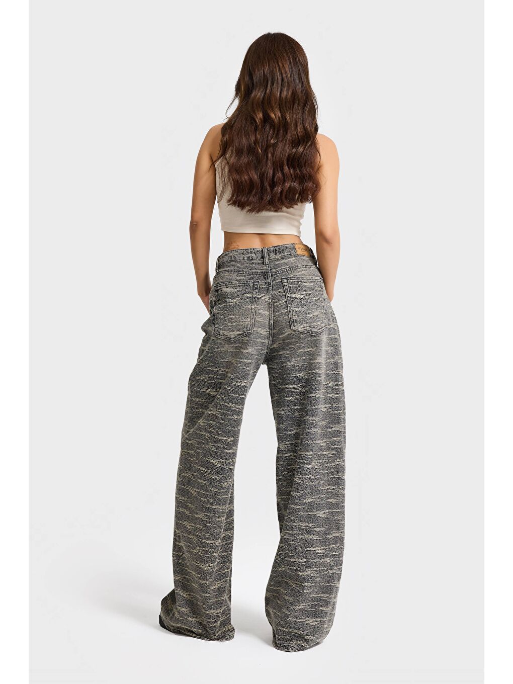 Mavi Kadın Koyu Jean Rengi 4w5-155 Süper Baggy Fit Özel Kumaş Tasarım Denim Jean-2