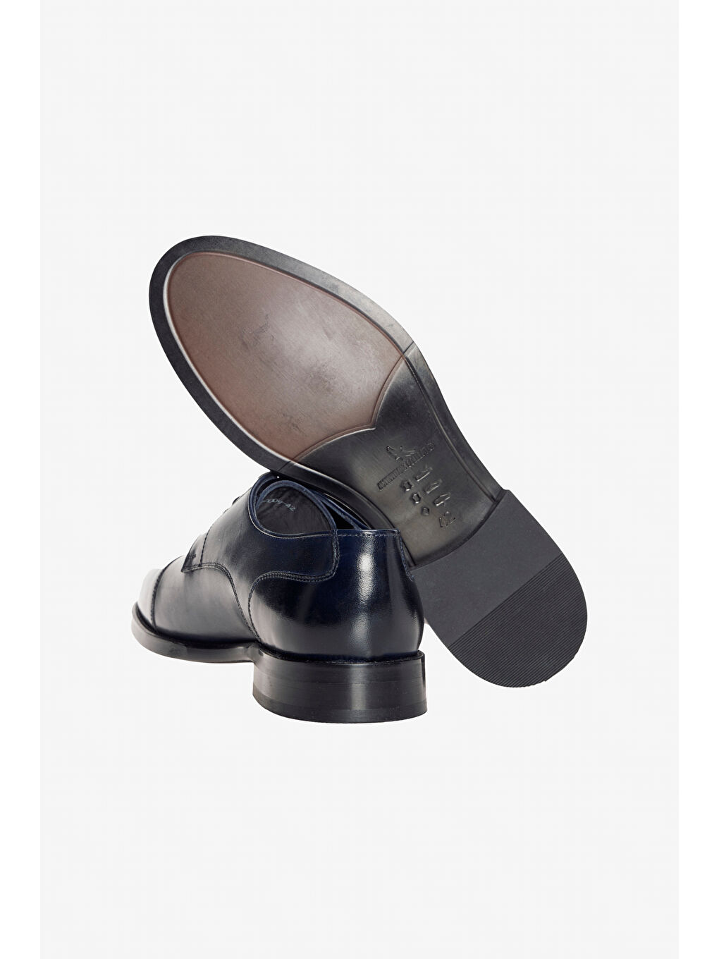 Erkek Lacivert %100 Deri Klasik Ayakkabı-7