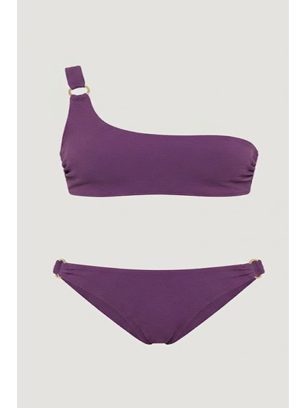 Tek Omuz Bikini Takım 3210 Mürdüm