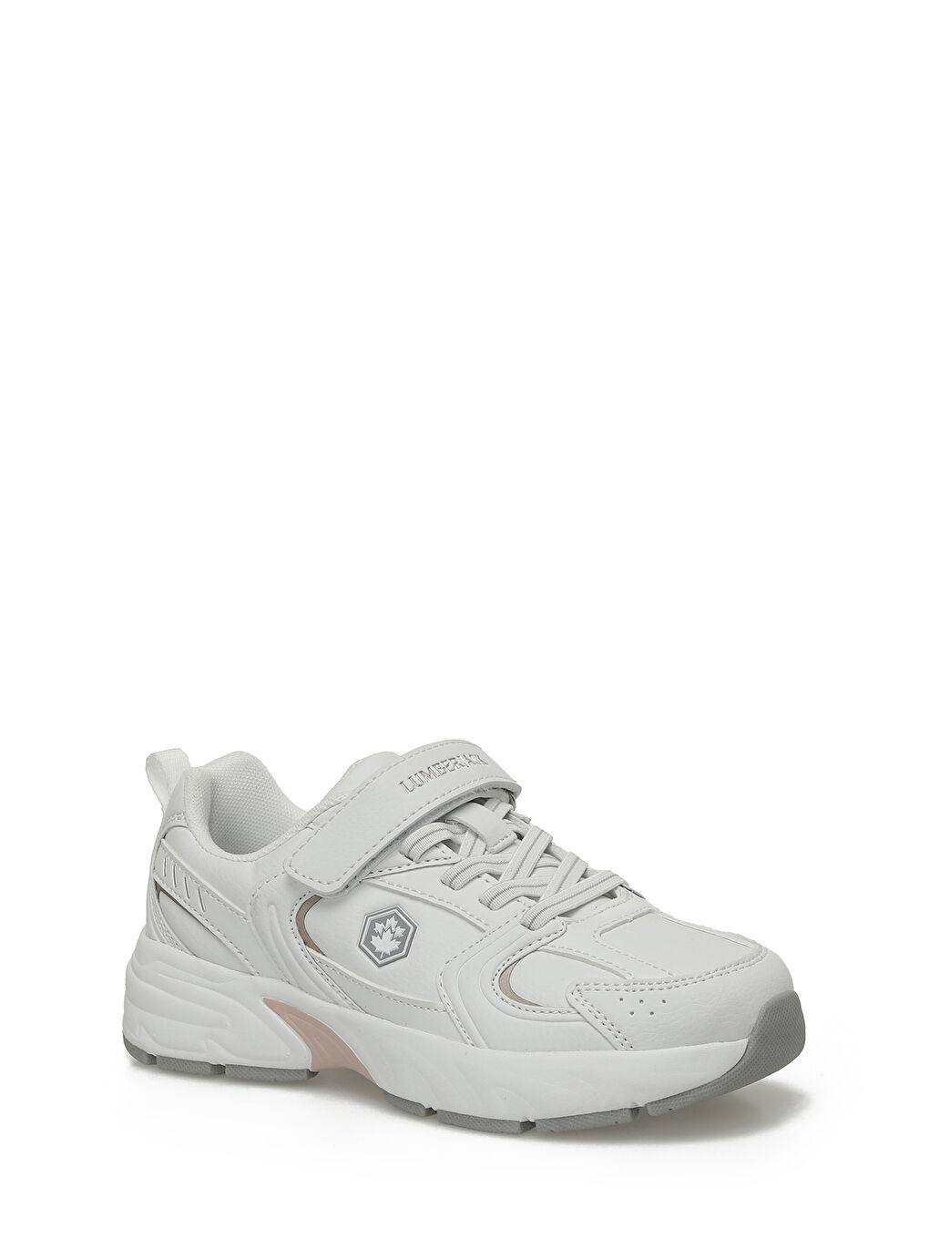 POL PU JR 5PR Beyaz Kız Çocuk Spor Ayakkabı-1