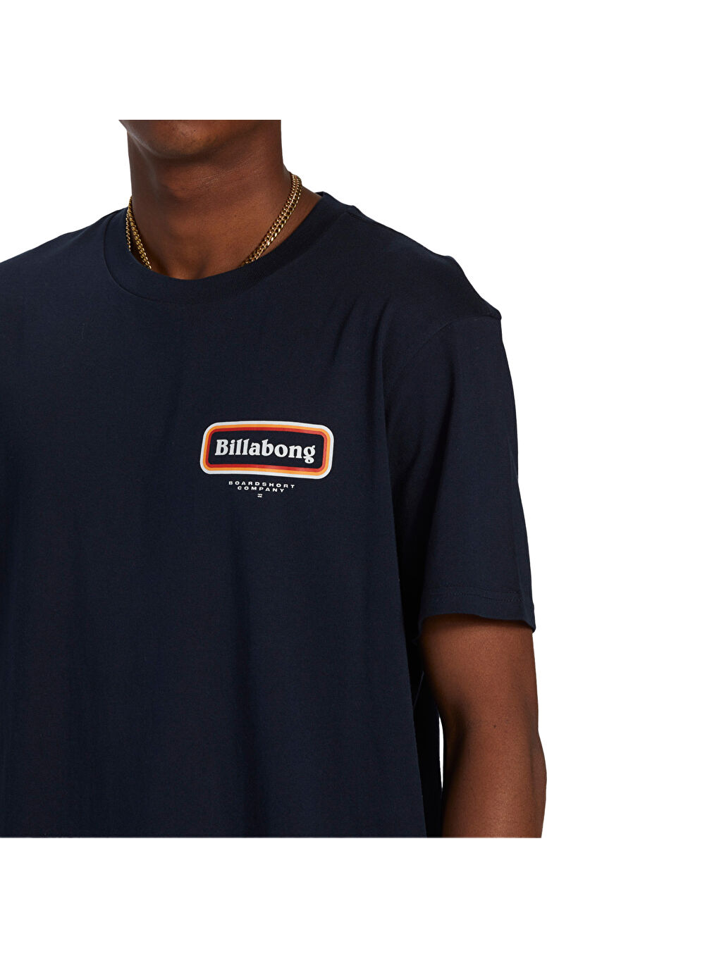 Lacivert Walled Tees Erkek Mavi Tişört-4