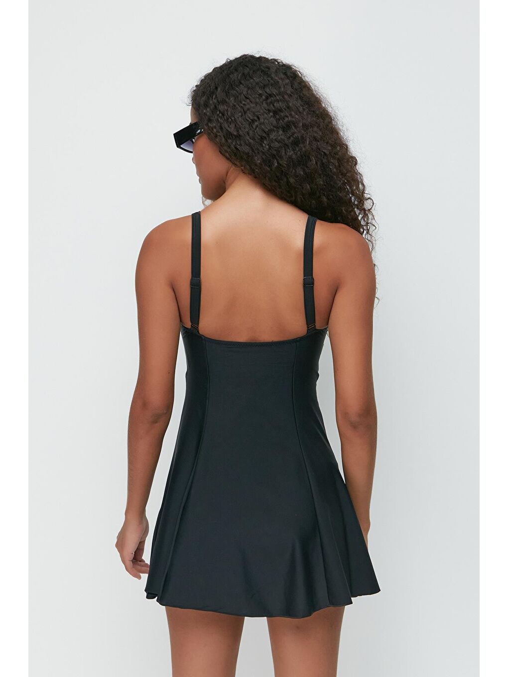 Elbise Mayo 7764 Siyah/Kahverengi-4