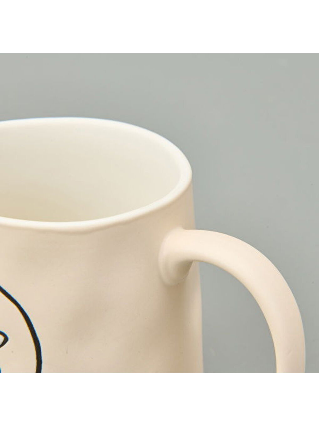 Ekru Kitchen Life is Good Kupa - Krem - 450 ml-1