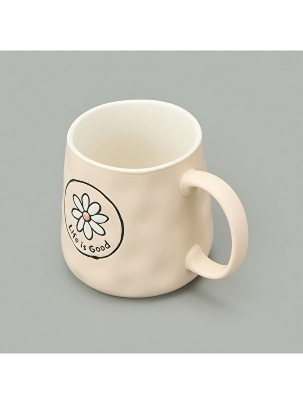 Ekru Kitchen Life is Good Kupa - Krem - 450 ml-3