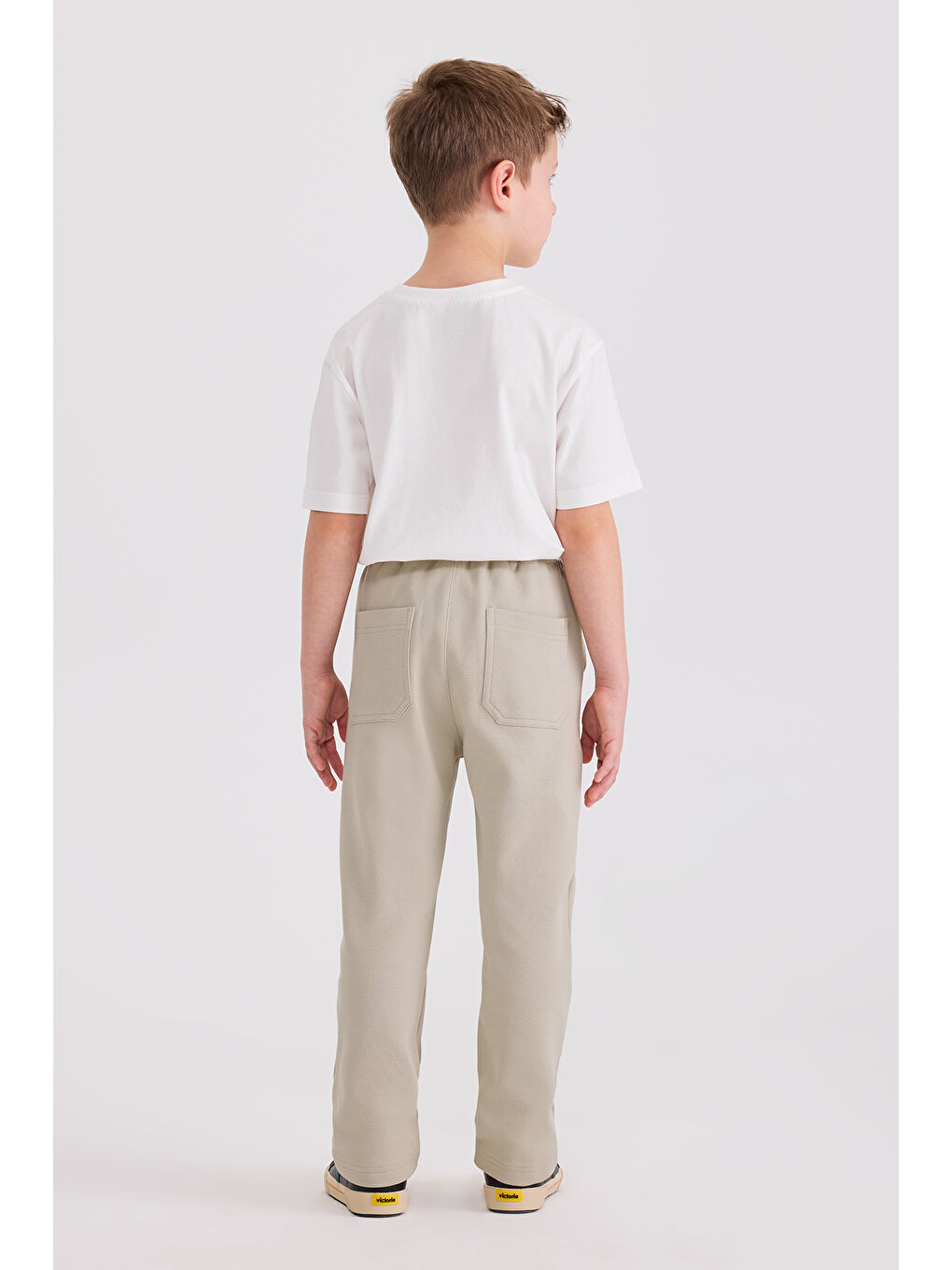 Erkek Çocuk Örme Açık Yeşil Pantolon-4