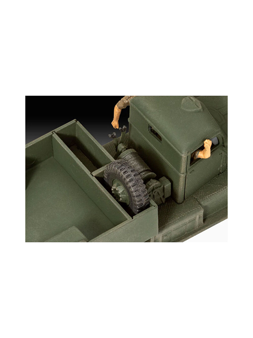 Maket Model Kit Askeri Araçlar M19 Tank Transporter 3364-2