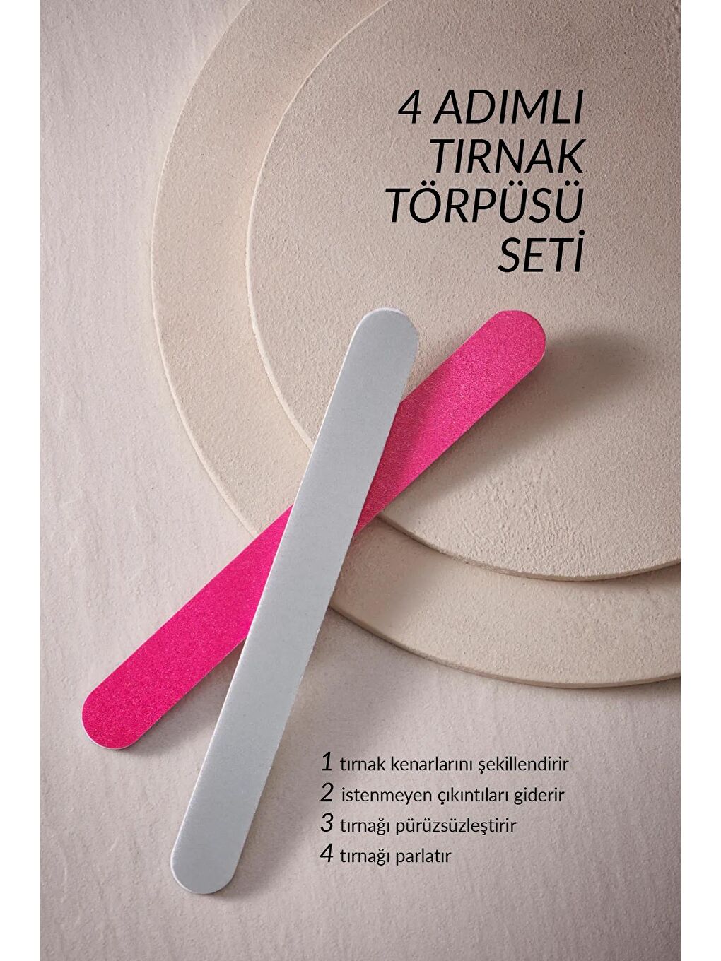 AVON Renksiz 4 Adımlı Tırnak Törpüsü Seti - 1