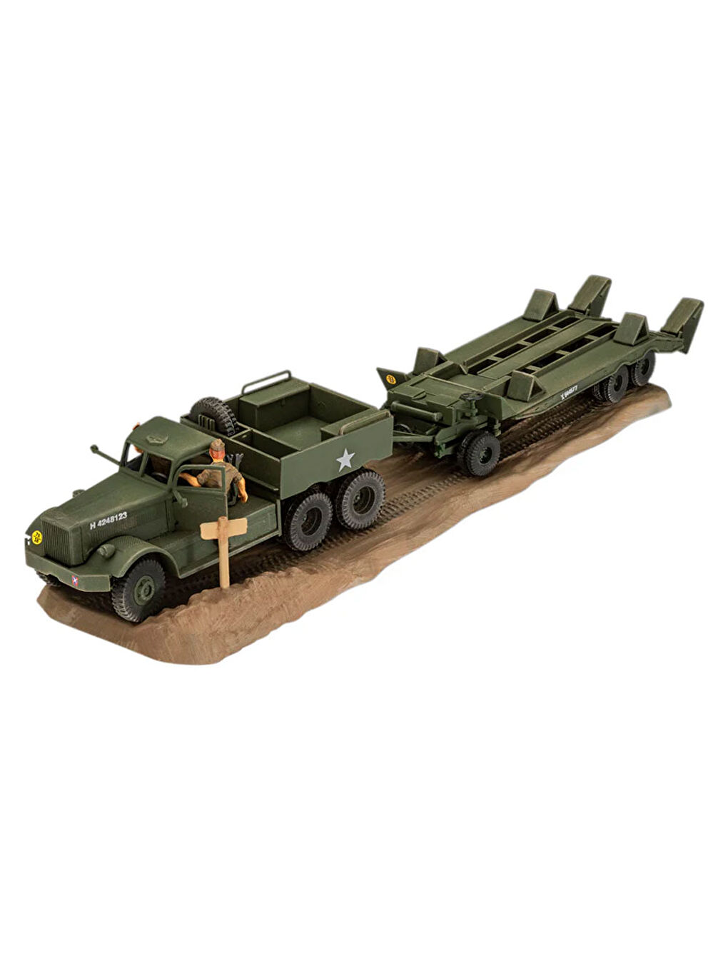 Maket Model Kit Askeri Araçlar M19 Tank Transporter 3364-3