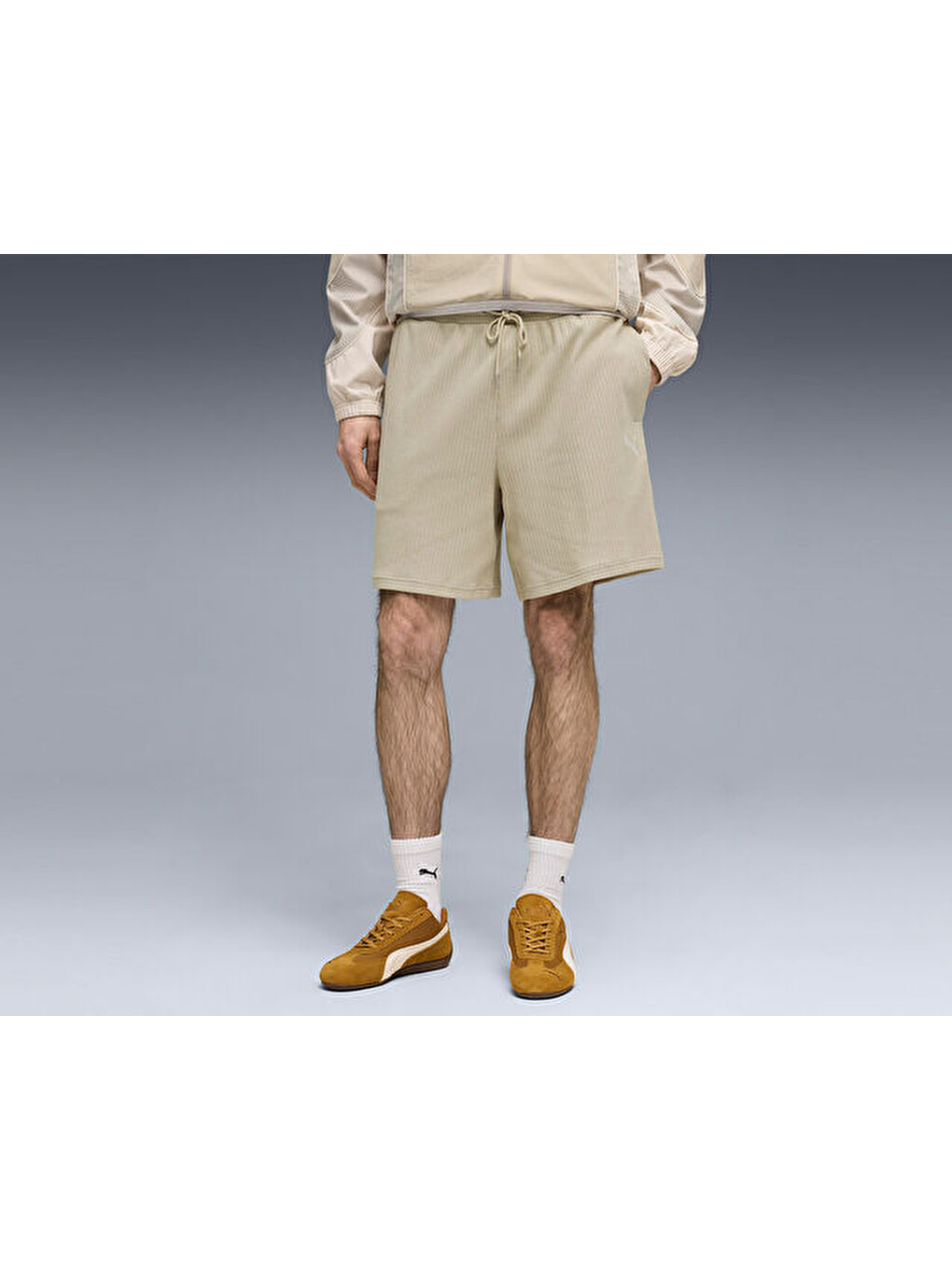 Wardrobe Ess Shorts Erkek Günlük Şort 63436761 Gri-2