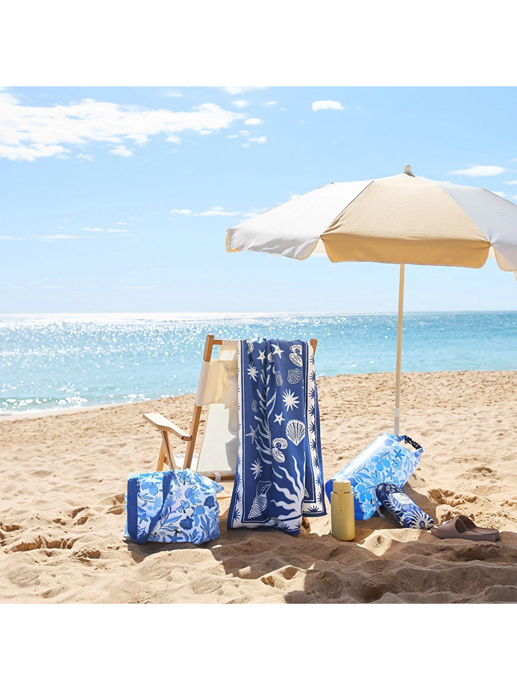 Mavi Dock And Bay Katlanabilir Çanta Design Wavy Baby-4
