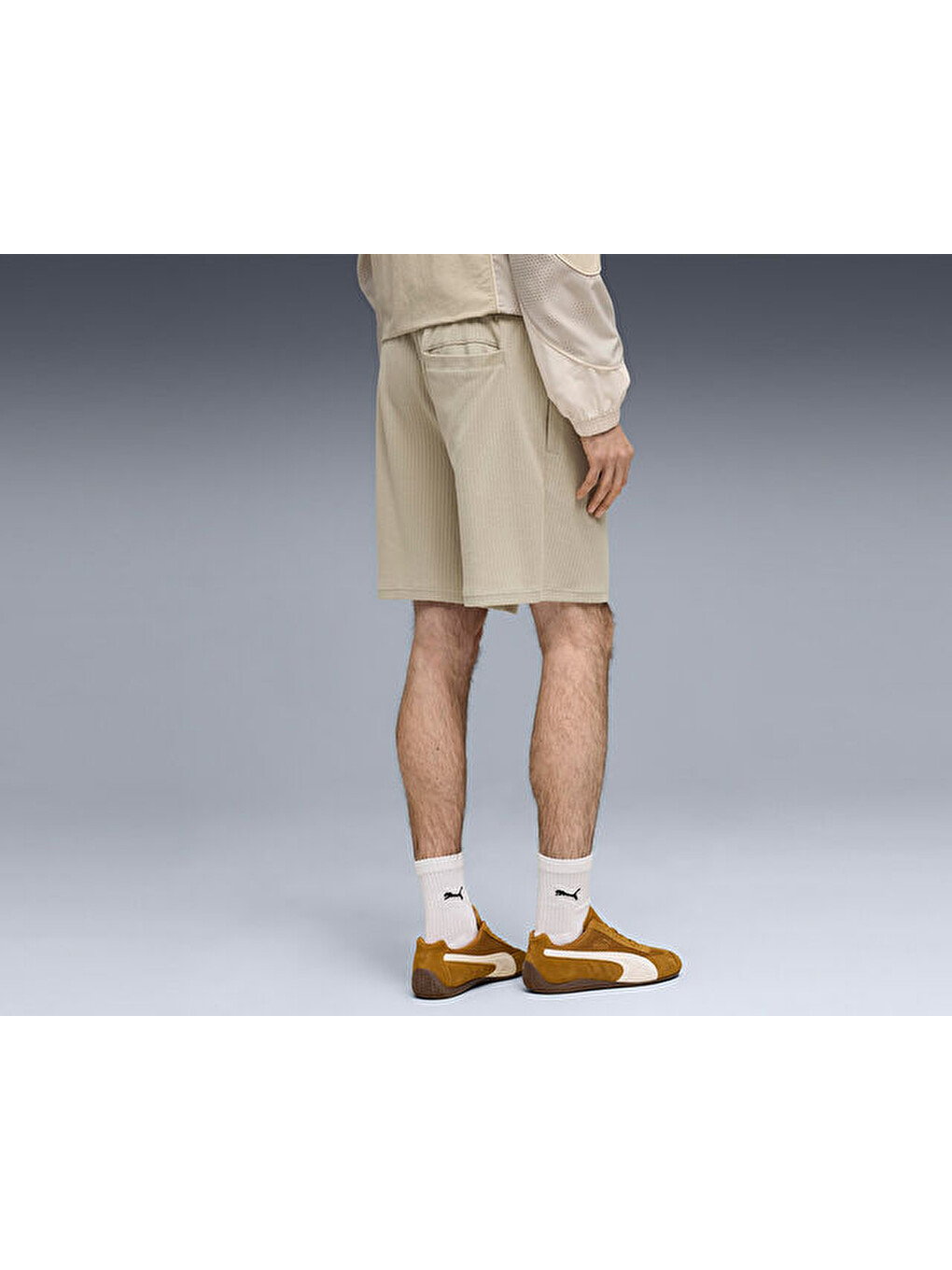 Wardrobe Ess Shorts Erkek Günlük Şort 63436761 Gri-3