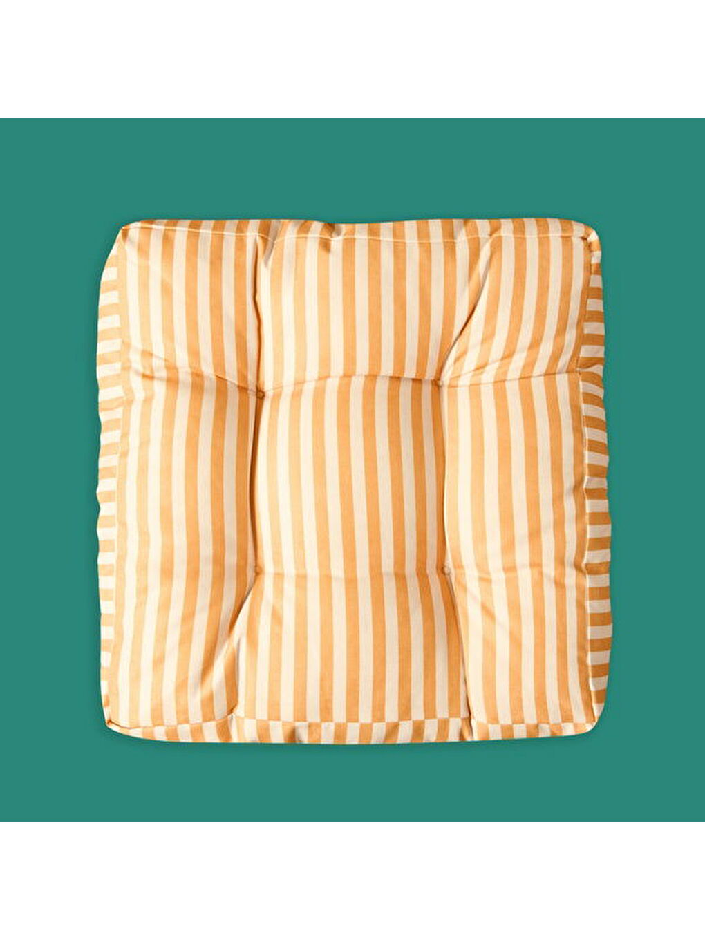 Soft Liv Yer Minderi - Sarı - 50x50x14 cm