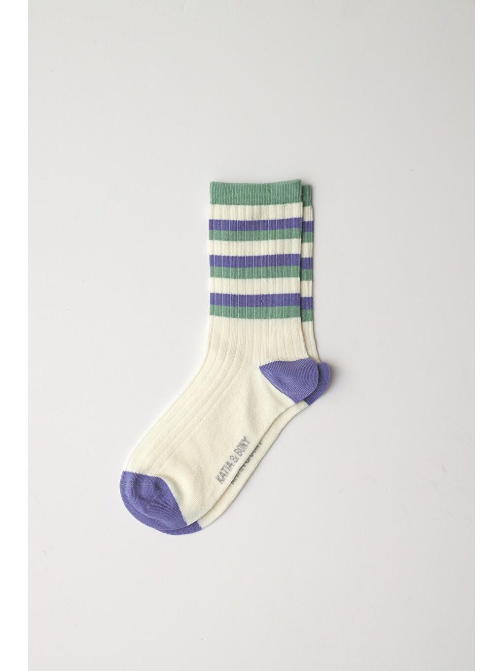 Lila Kadın Nakışlı 3'Lü Paket Soket Çorap-2