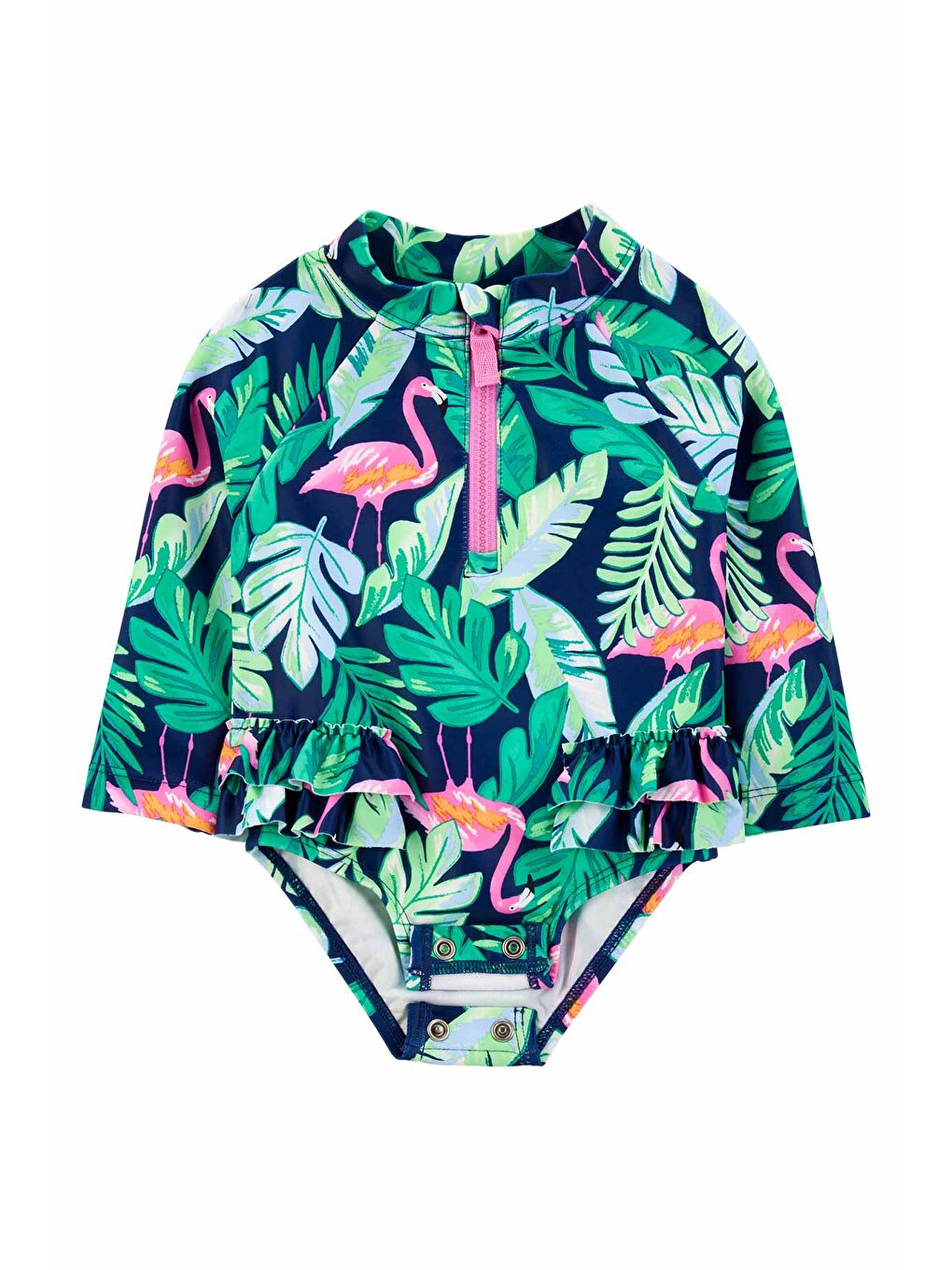 Karışık Kız Bebek Güneş Koruyucu Mayo-1